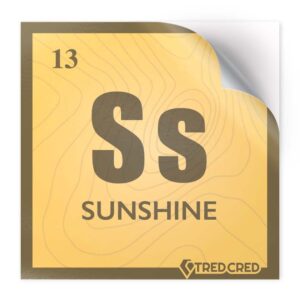 Sticker: Sunshine Periodic Table