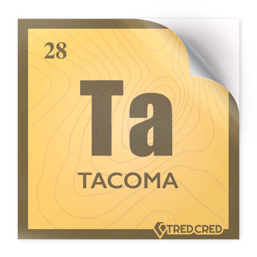 Sticker: Tacoma Periodic Table