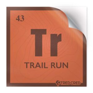 Sticker: Trail Run Periodic Table