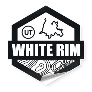 Sticker: White Rim Mtb. Bike Trail