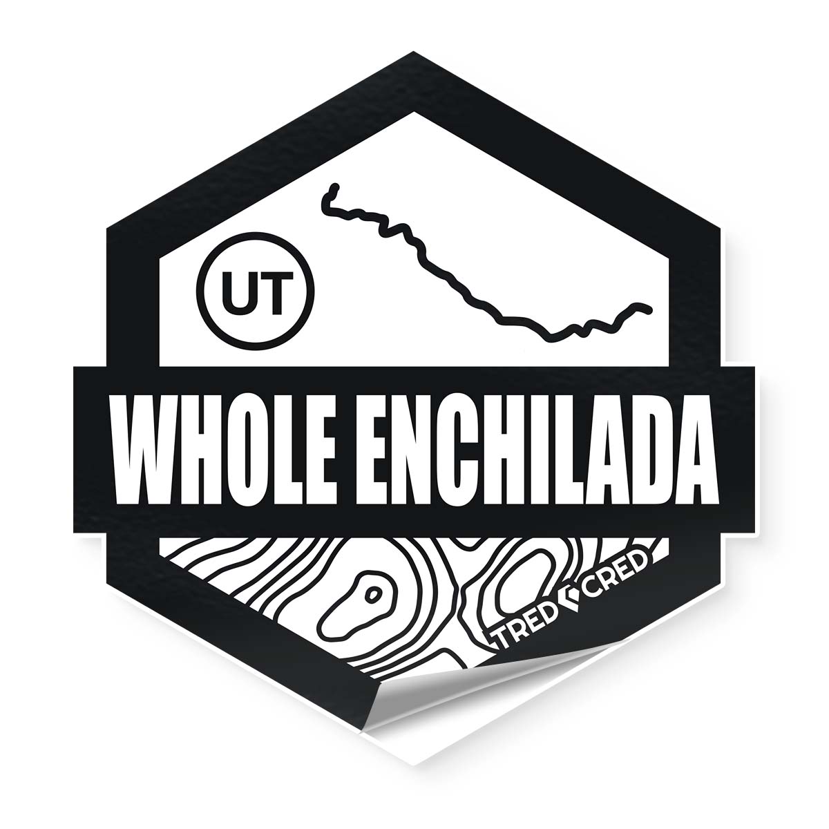 Sticker: Whole Enchilada Mtb. Bike Trail