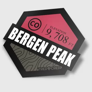 Sticker: Bergen Peak