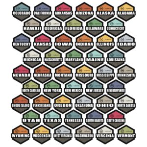 All 50 State Patches