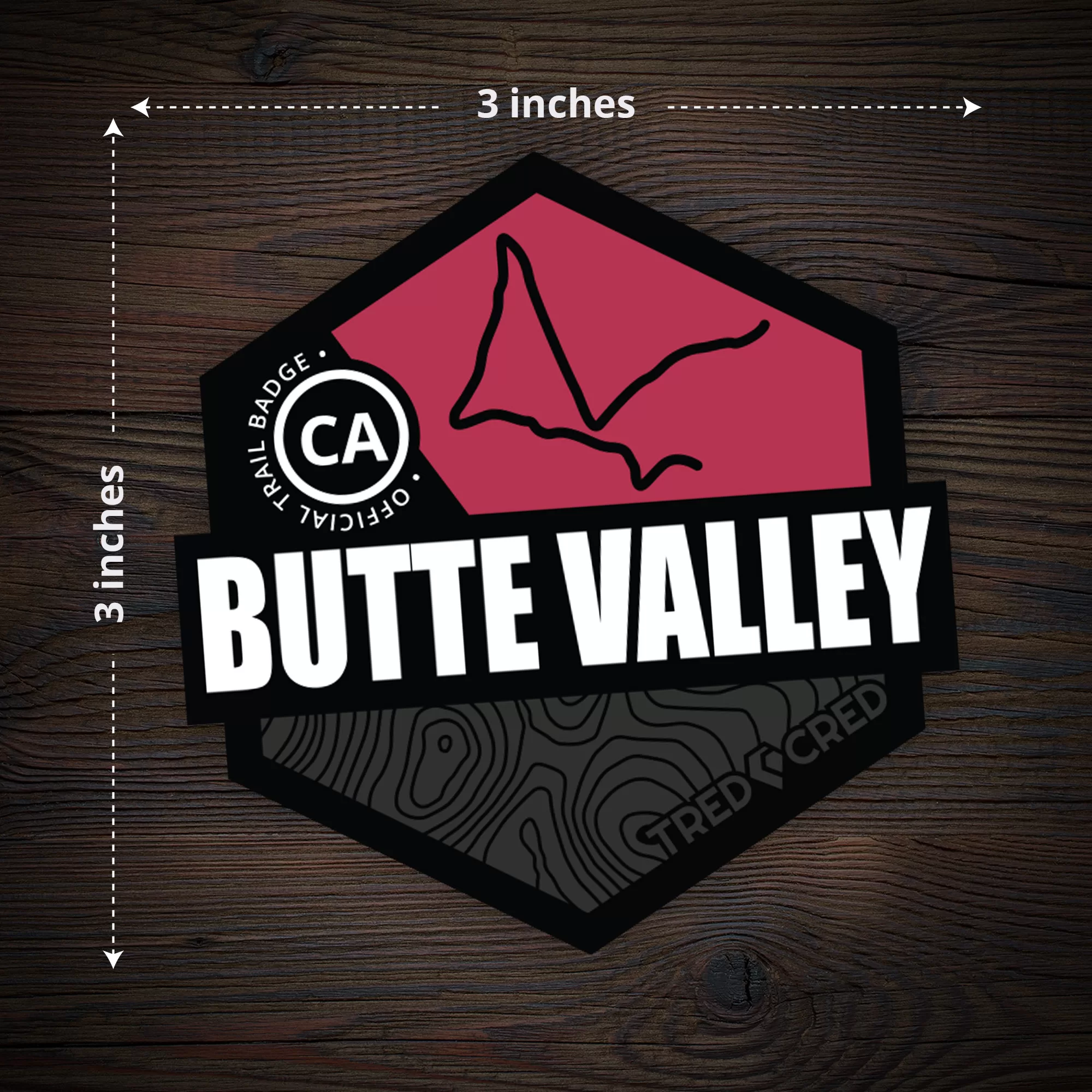 Sticker: Butte Valley Trail - Image 4