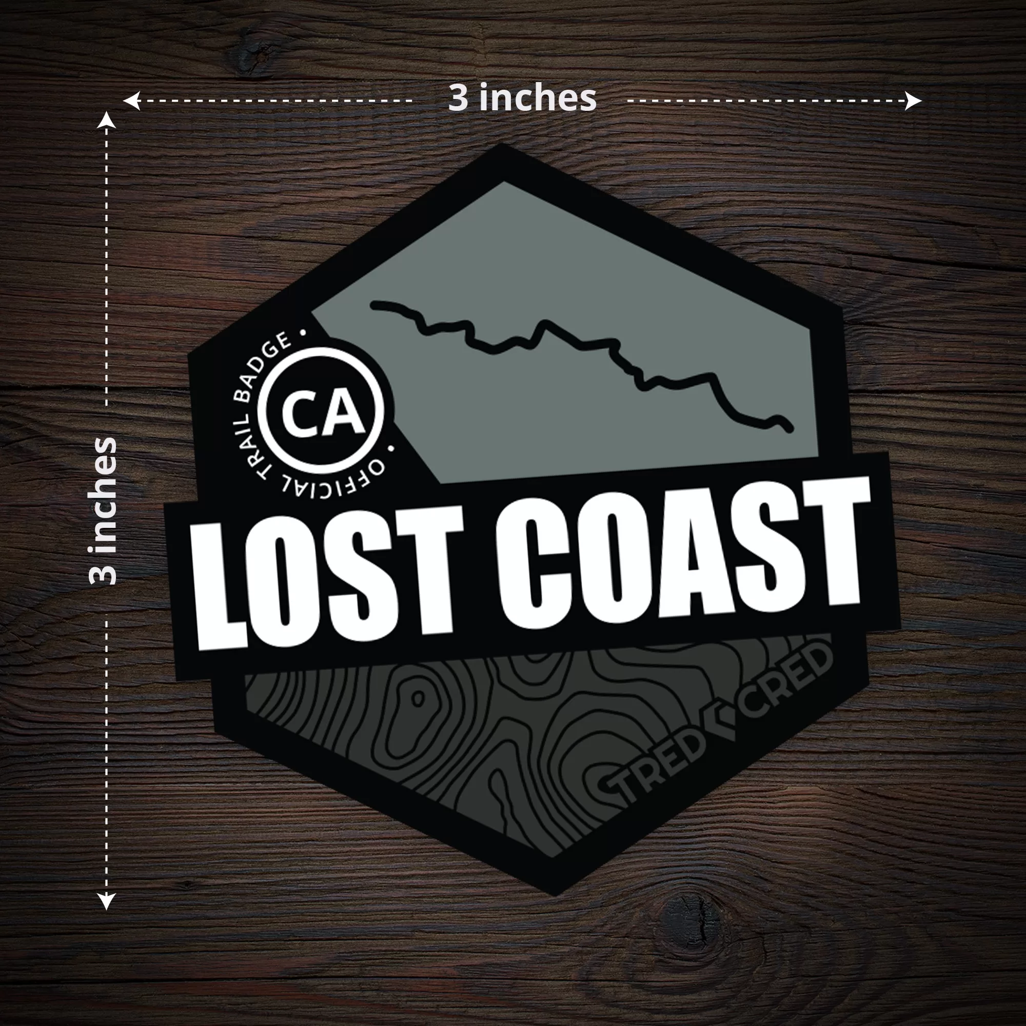 Sticker: Lost Coast Trail - Image 4