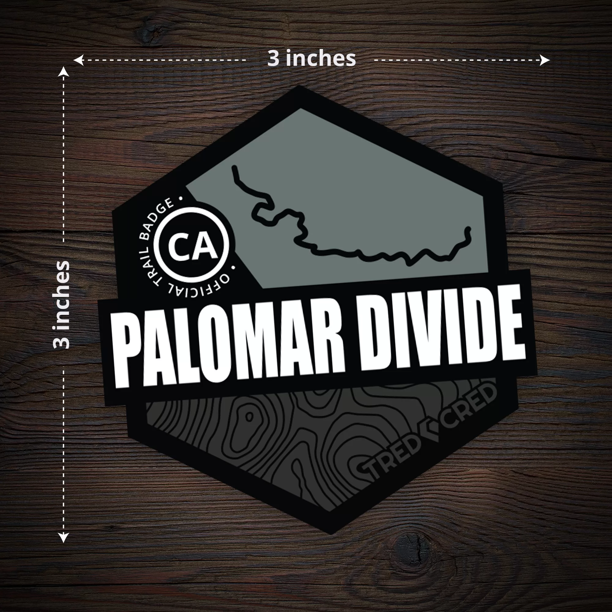 Sticker: Palomar Divide Trail - Image 4