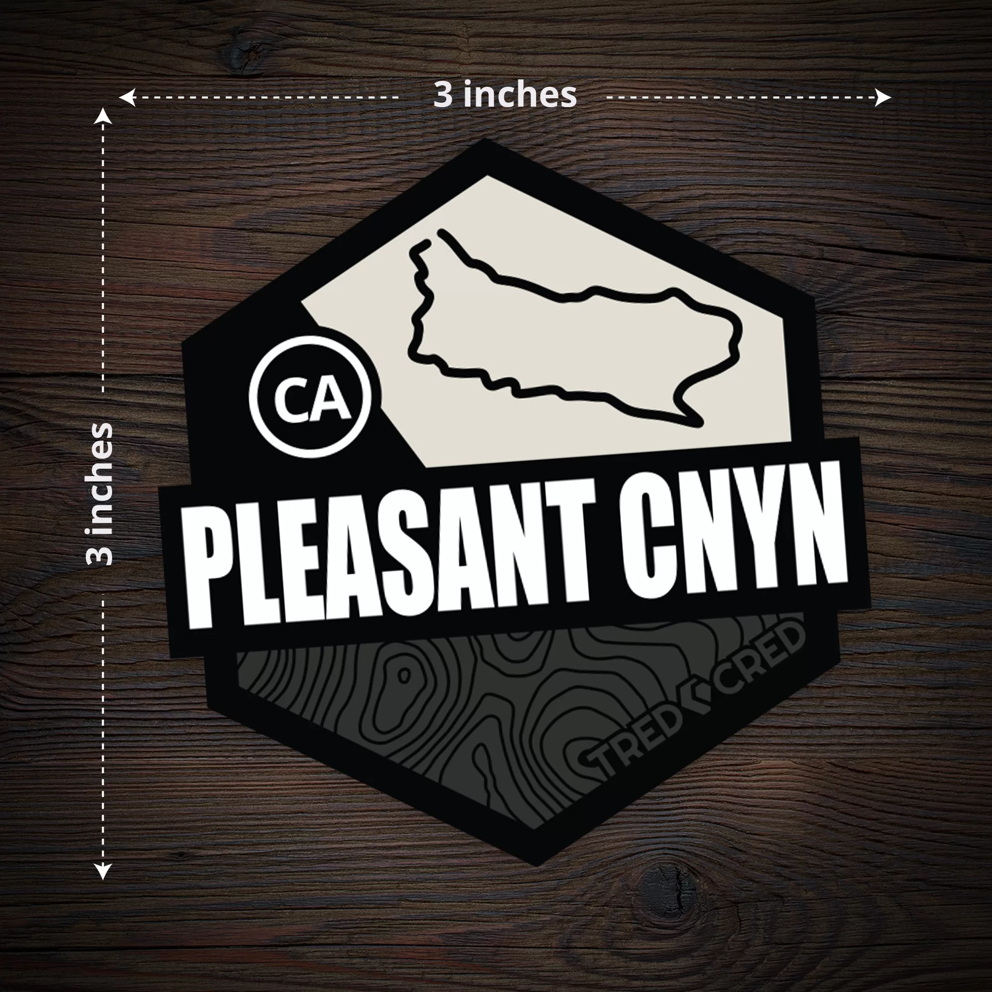 Sticker: Pleasant Canyon Trail - Image 4