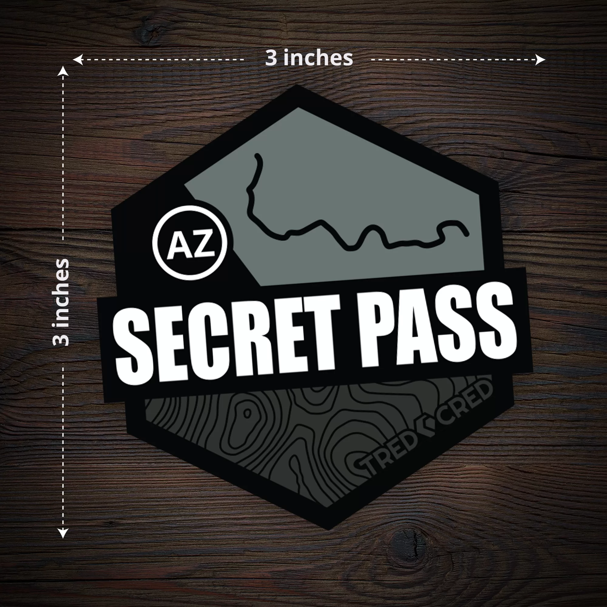 Sticker: Secret Pass Trail - Image 4