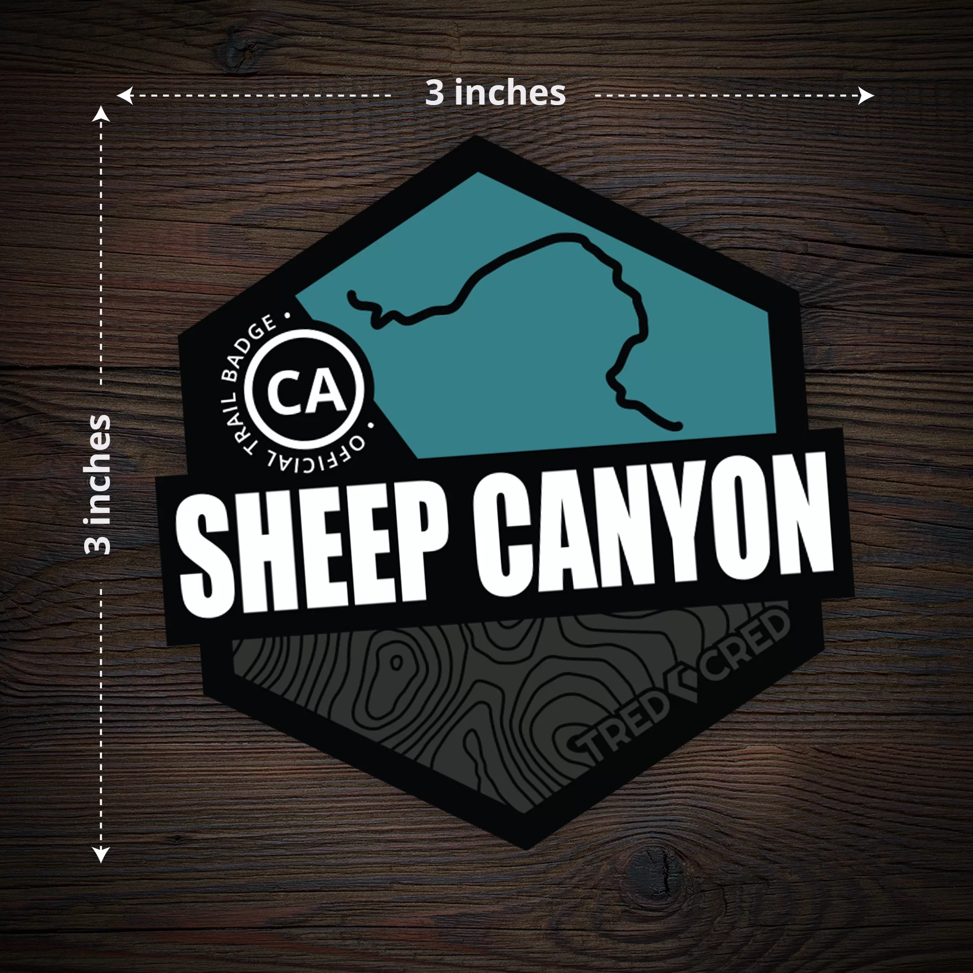 Sticker: Sheep Canyon Trail - Image 4