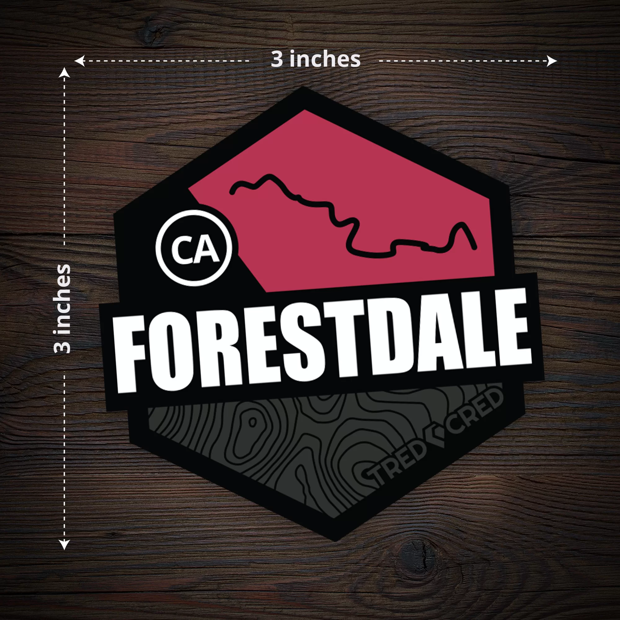 Sticker: Forestdale Trail - Image 4
