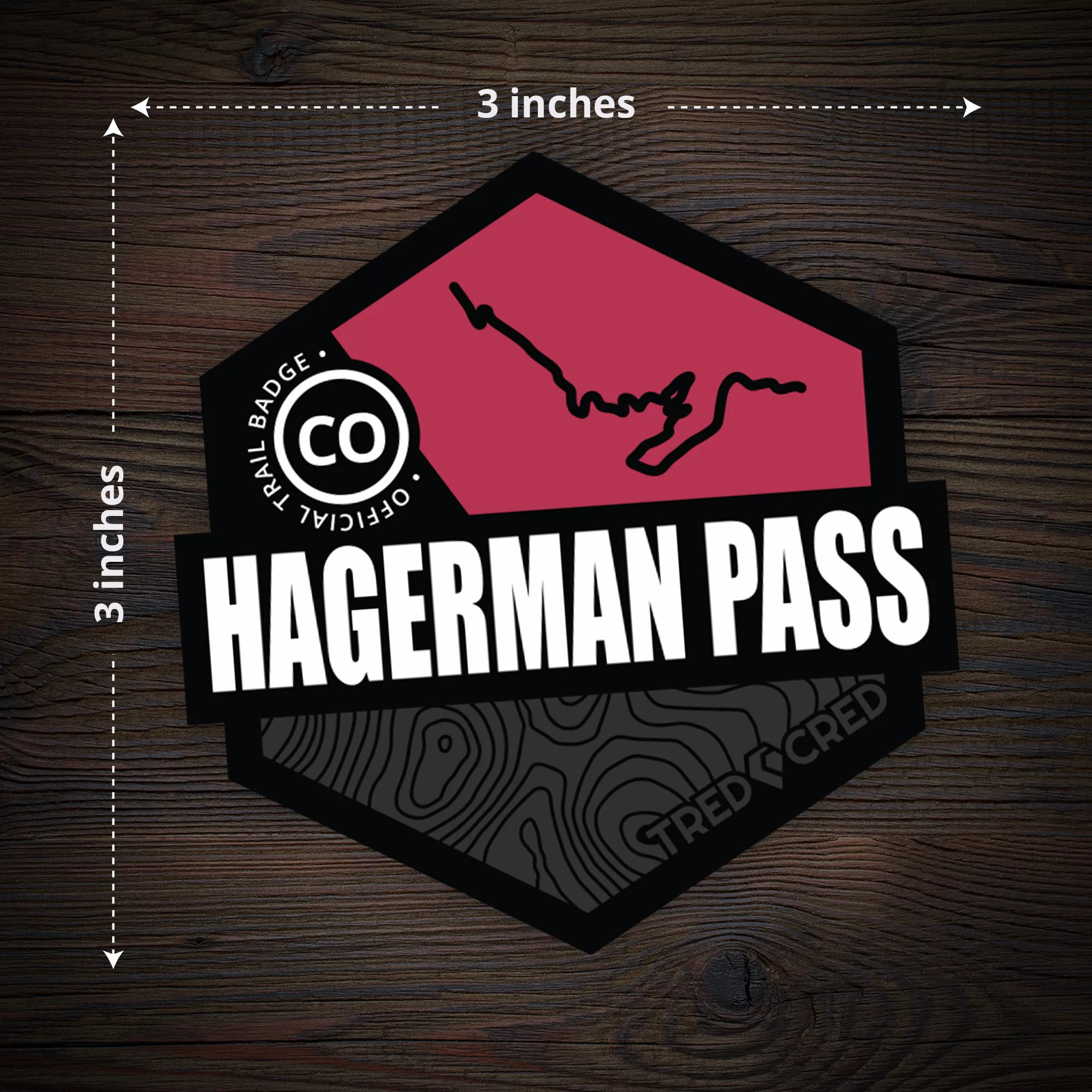 Sticker: Hagerman Pass Trail - Image 4