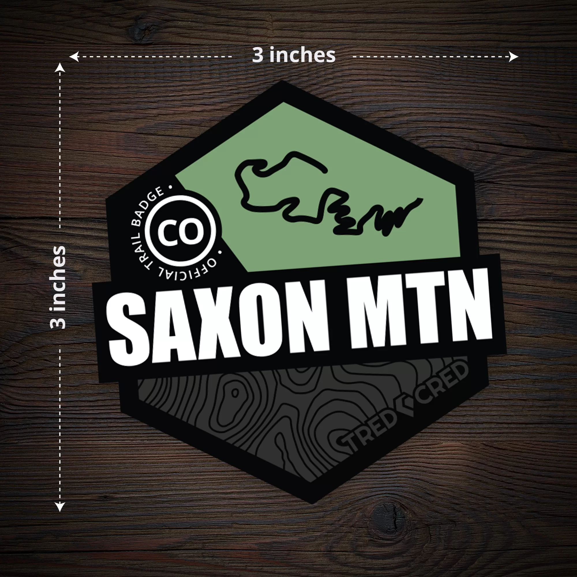 Sticker: Saxon Mountain Trail - Image 4