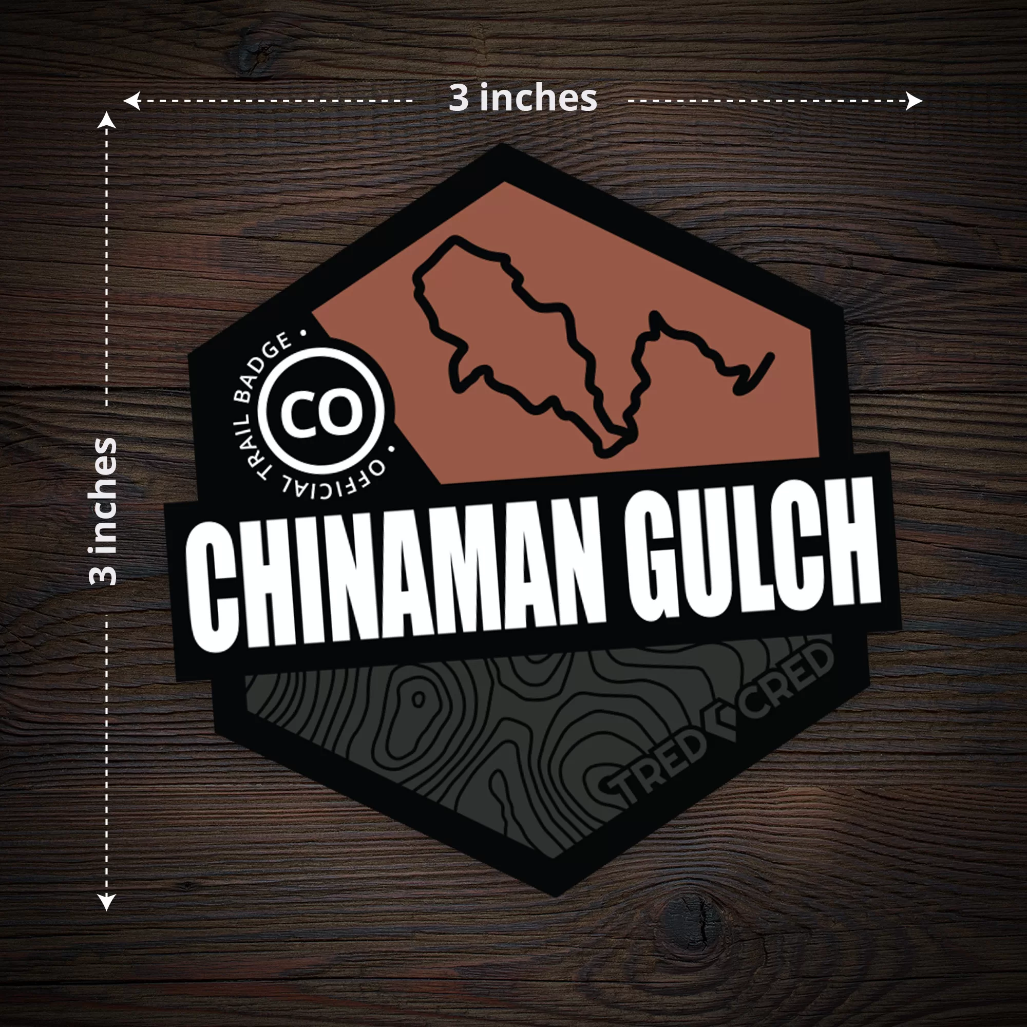 Sticker: Chinaman Gulch Trail - Image 4