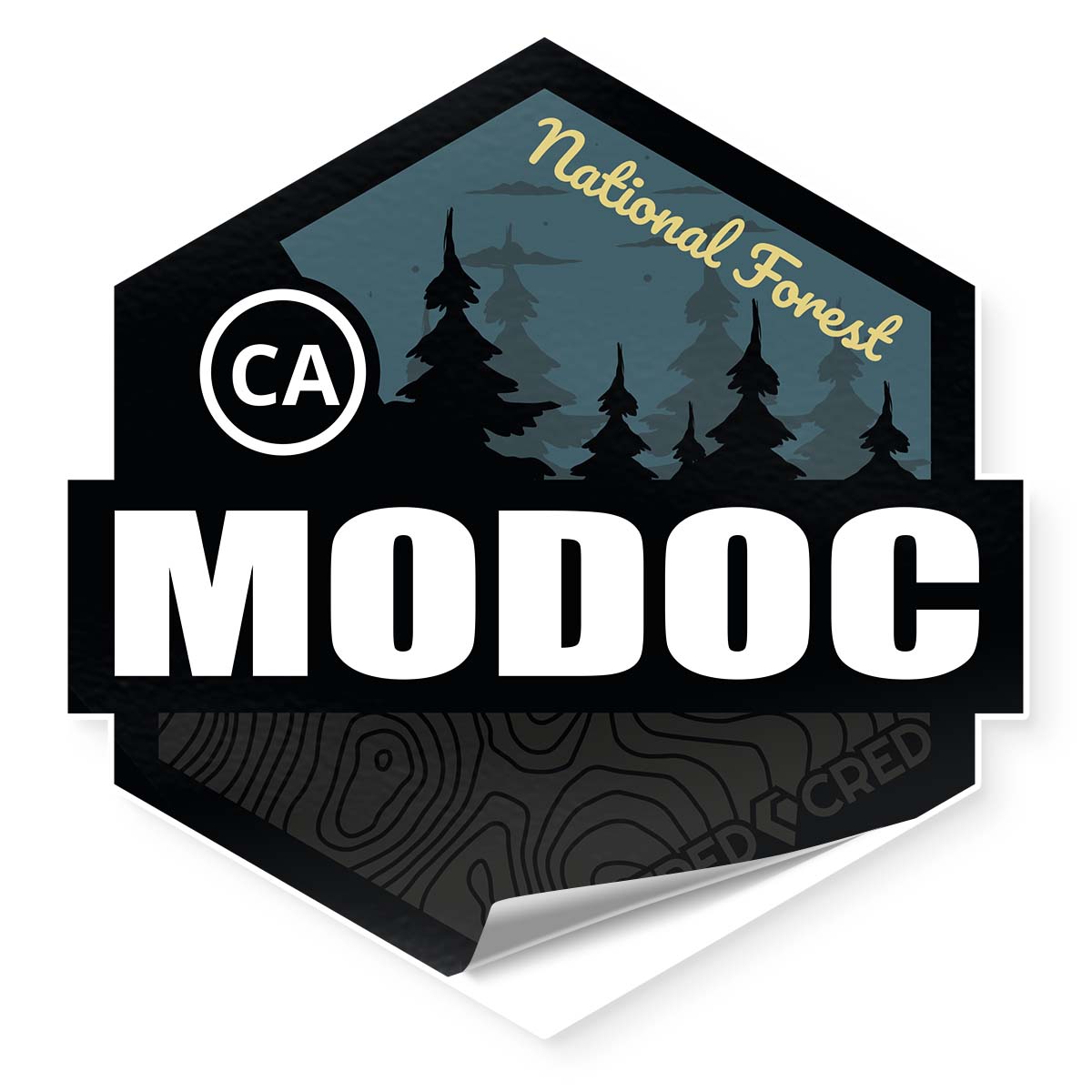 Sticker: Modoc National Forest
