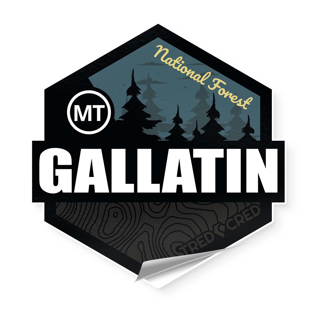 Sticker: Gallatin National Forest