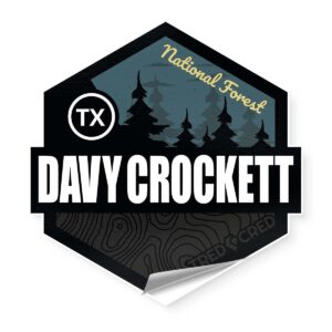 Sticker: Davy Crockett National Forest
