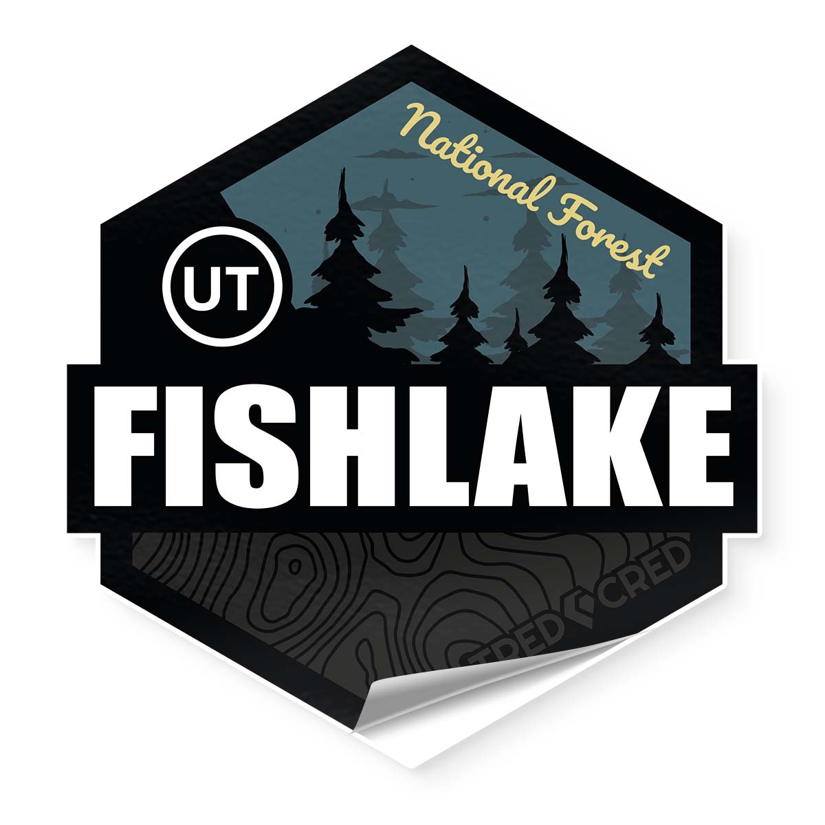 Sticker: Fishlake National Forest