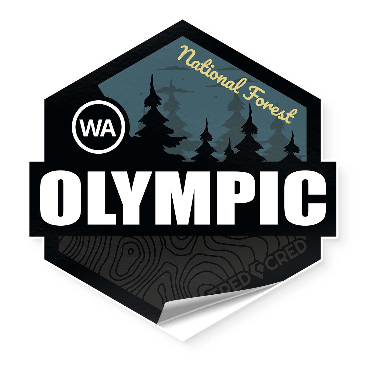 Sticker: Olympic National Forest