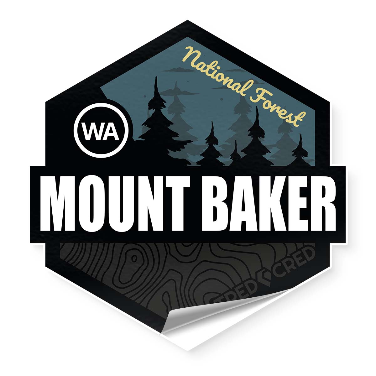 Sticker: Mount Baker National Forest