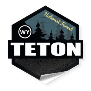 Sticker: Teton National Forest