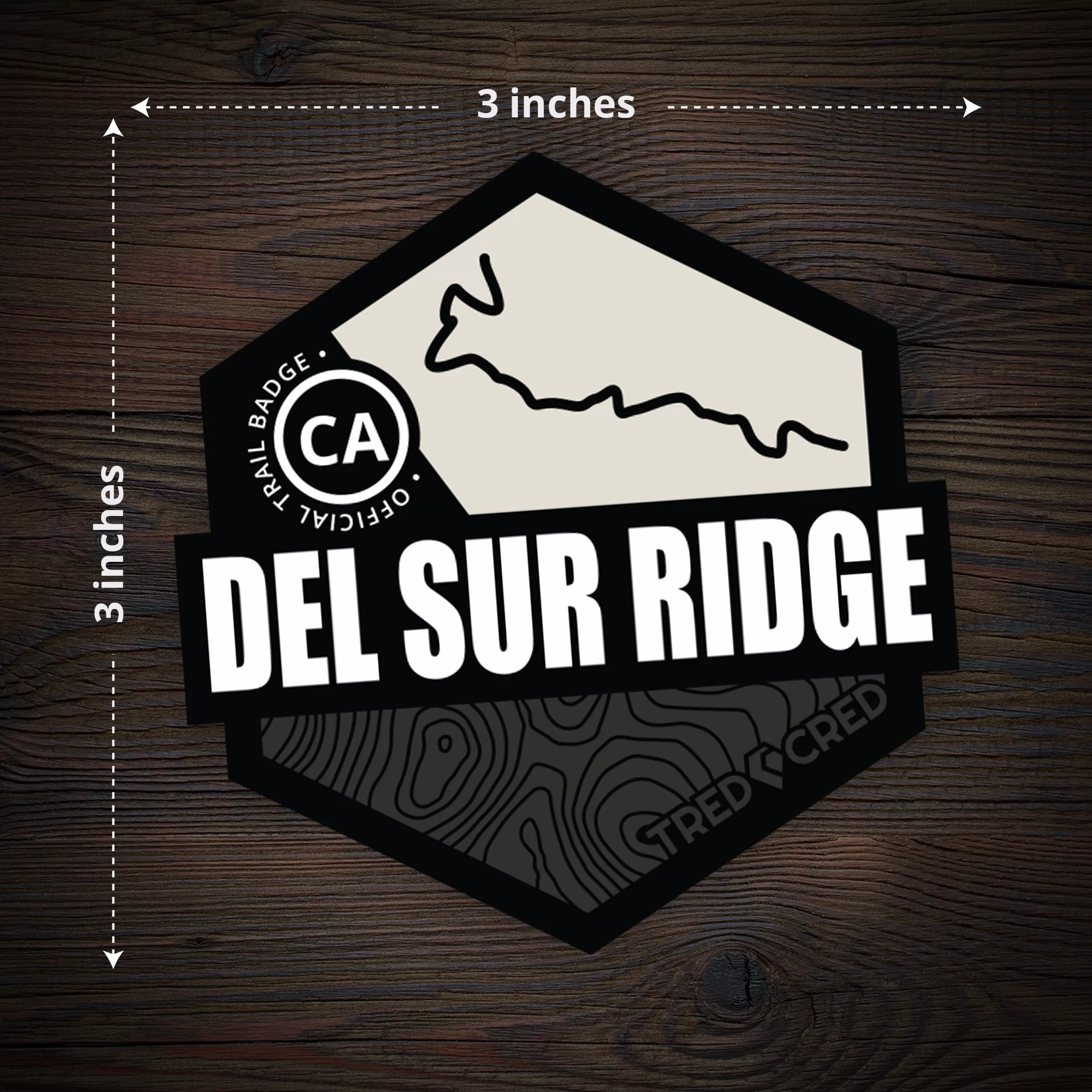 Sticker: Del Sur Ridge Trail - Image 4