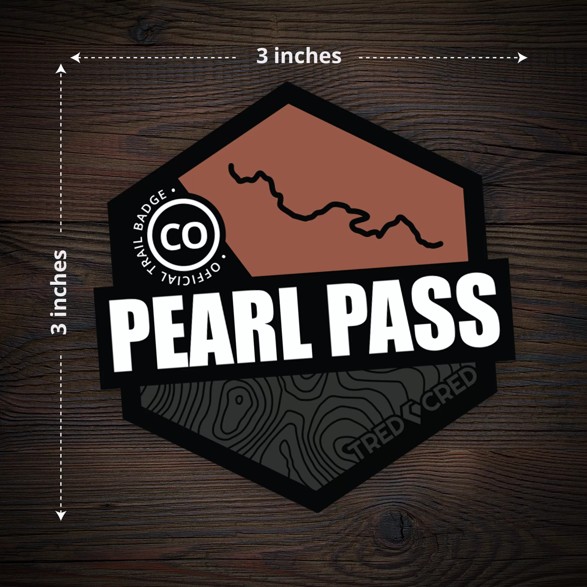 Sticker: Pearl Pass Trail - Image 4