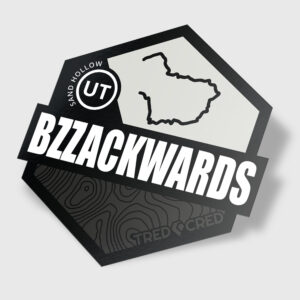 Sticker: Bzzackwards