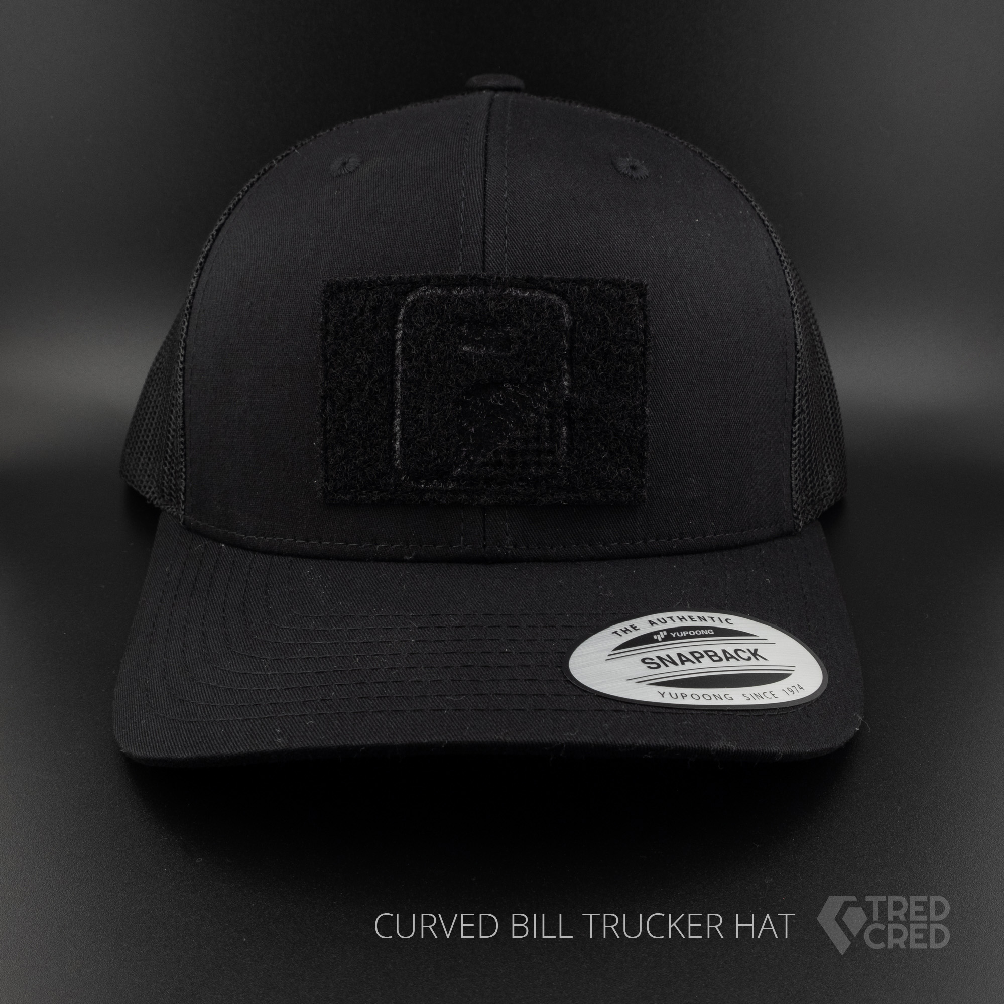 Interchangeable Patch Hat - Curved Bill Trucker - Image 6