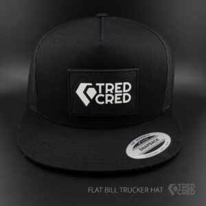 Interchangeable Patch Hat - Flat Bill Trucker
