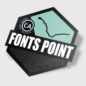 Sticker: Fonts Point Trail