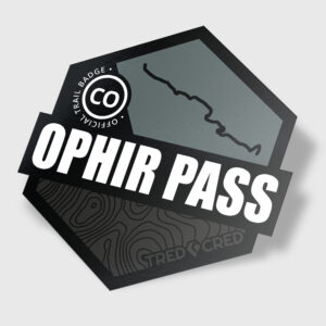 Sticker: Ophir Pass Trail