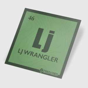 Sticker: LJ Wrangler Periodic Table