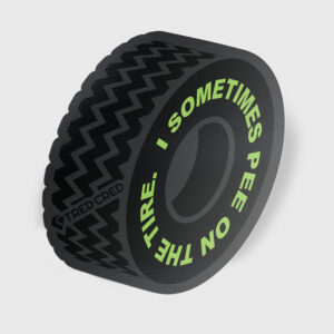 Sticker: Pee On The Tire 2.5x3