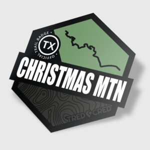 Sticker: Christmas Mountain Trail