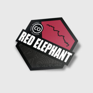 Sticker: Red Elephant Hill