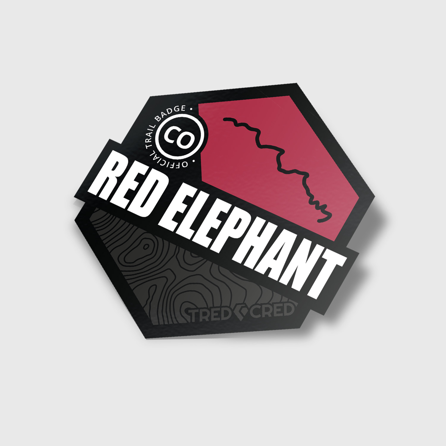 Sticker: Red Elephant Hill