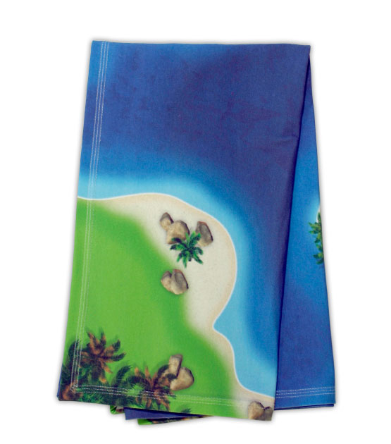 Terrain Throw: Tropical Island