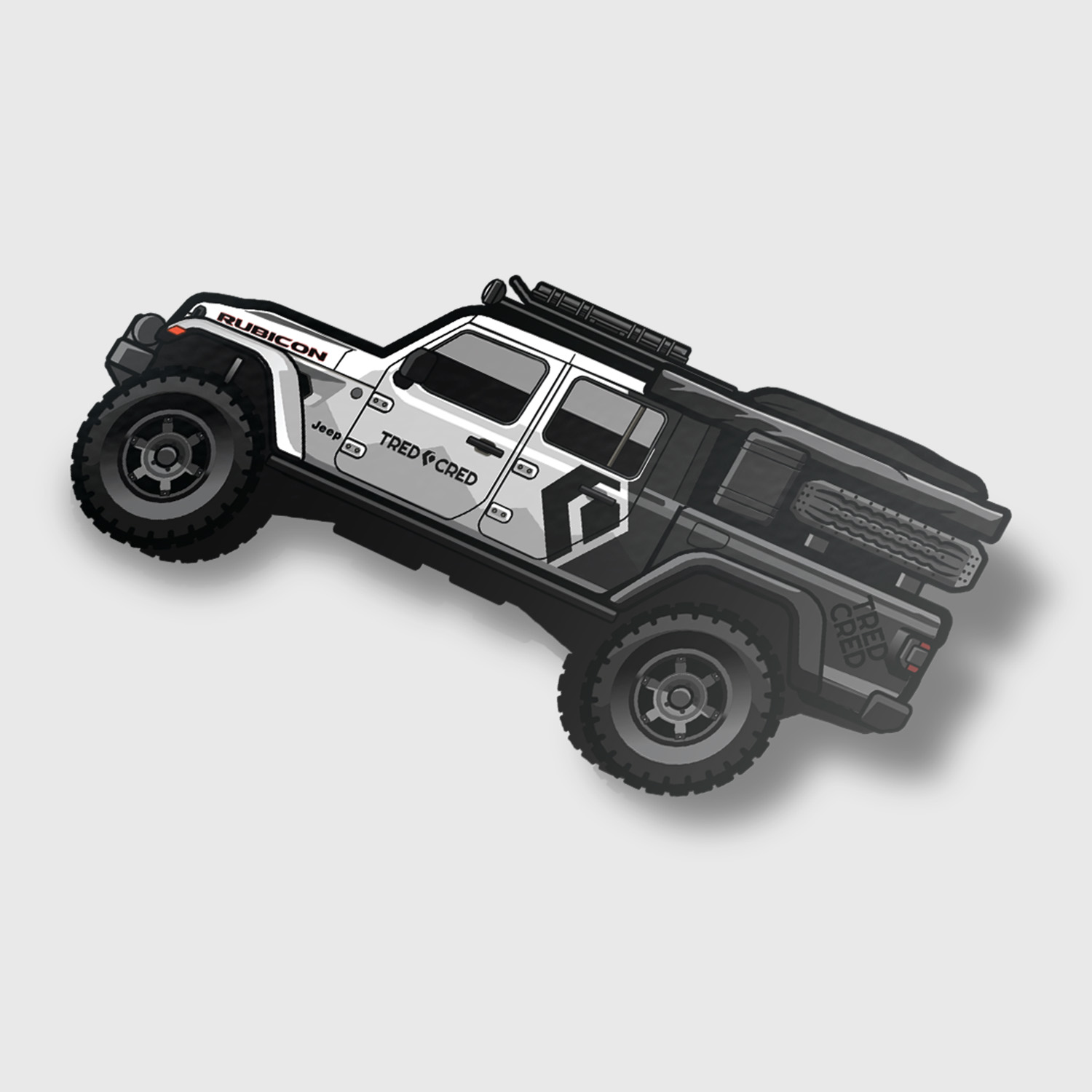 Sticker: Tred Cred SkiJeep