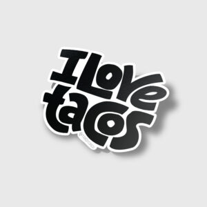 Sticker: I Love Tacos