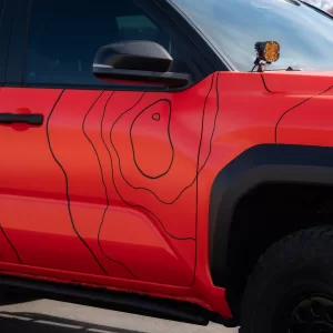 DIY Vehicle Vinyl Topographical Line Kit