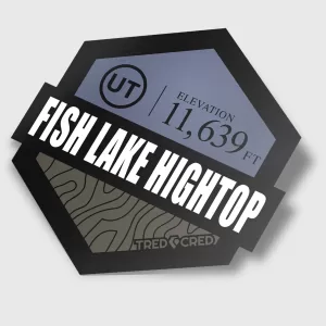 Sticker: Fish Lake Hightop