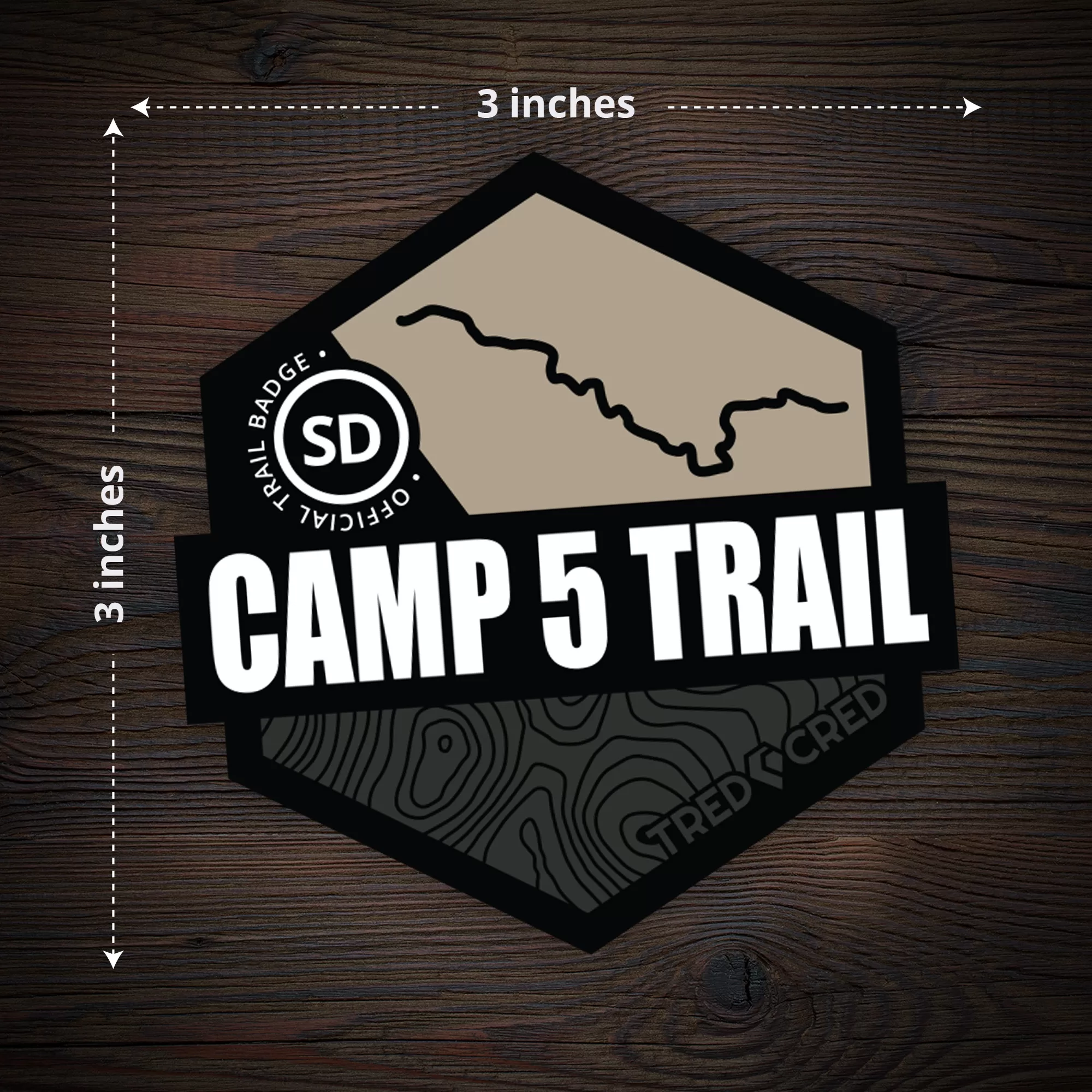 Sticker: Camp 5 Trail - Image 2